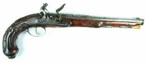 Pistola Alemana de Pedernal siglo XVIII